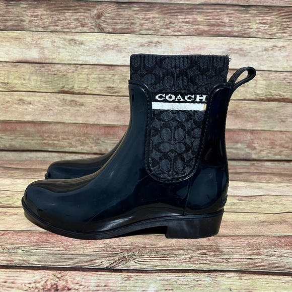 Coach Rivington Rain Ankle Boots - Picture 1 of 9
